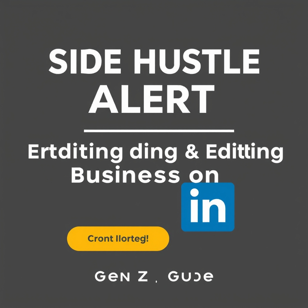 Side Hustle Alert: Launch a Proofreading & Editing Business on LinkedIn (Gen Z Guide)